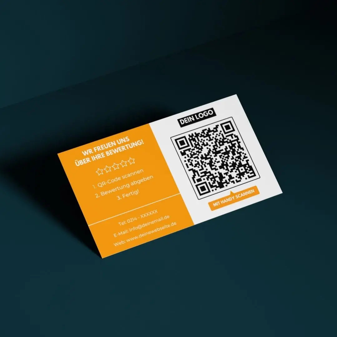 Google Visitenkarte mit QR-Code – Mehr Bewertungen und besseres Ranking Einfachbewertet.de