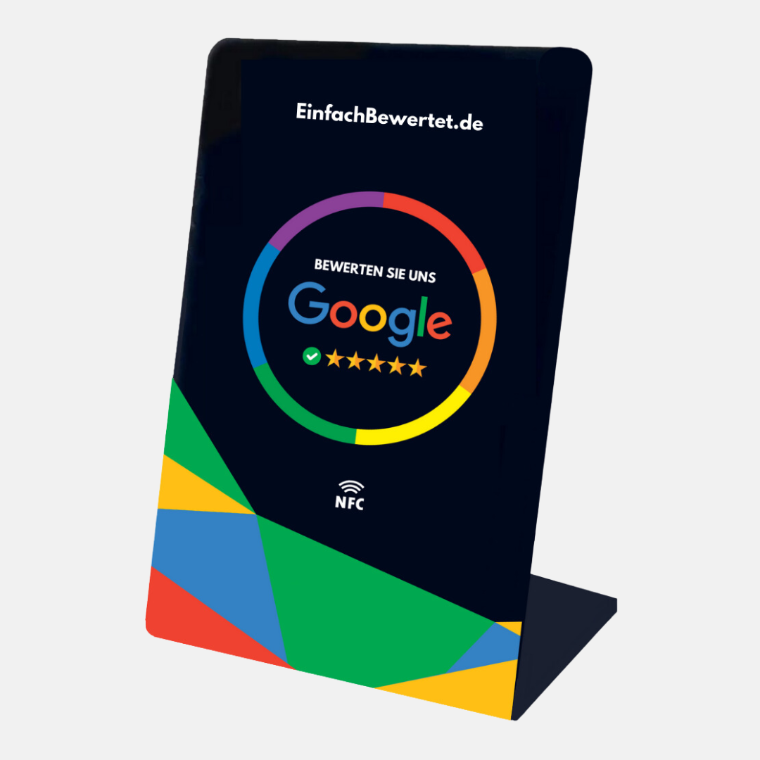 EinfachBewertet NFCBewertungskarten für GoogleBewertungen