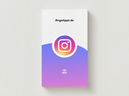 Instagram NFC Karte